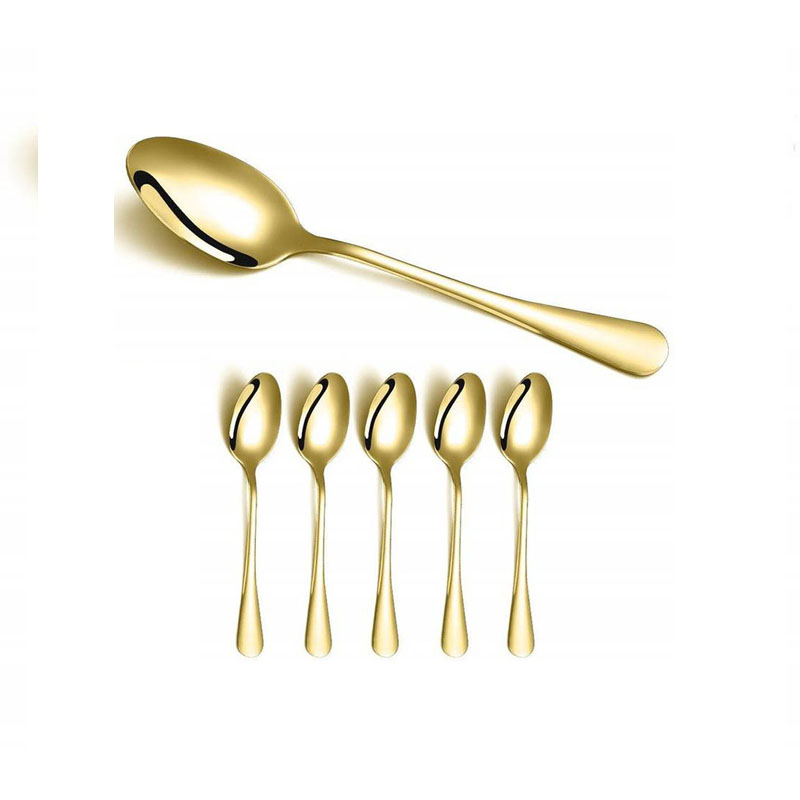 Gold Cutlery 6Pc