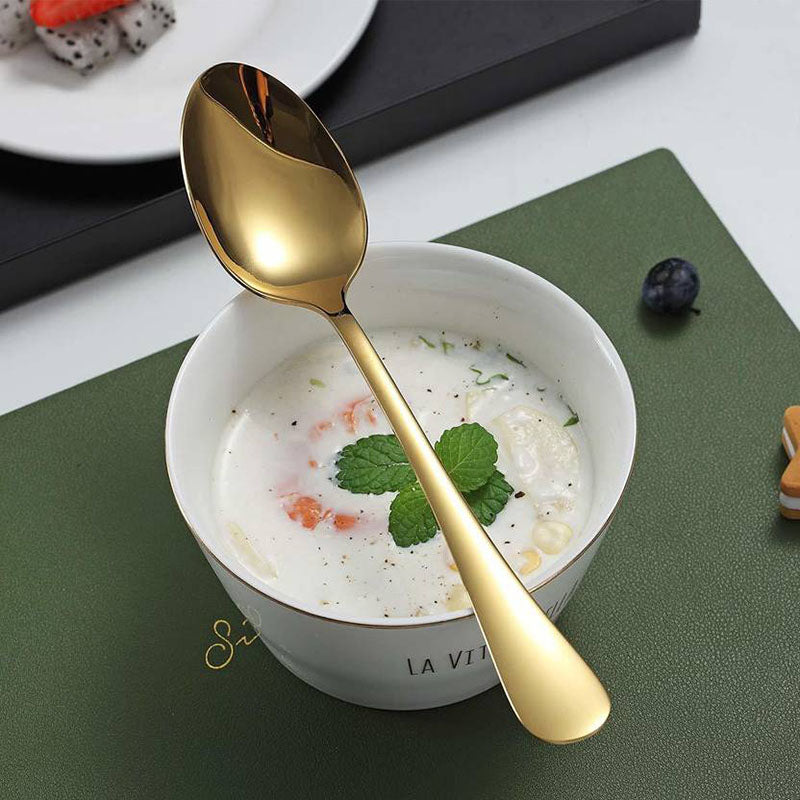Gold Cutlery 6Pc